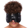 The Red Masque en cuir rembourré Blind Up Noir